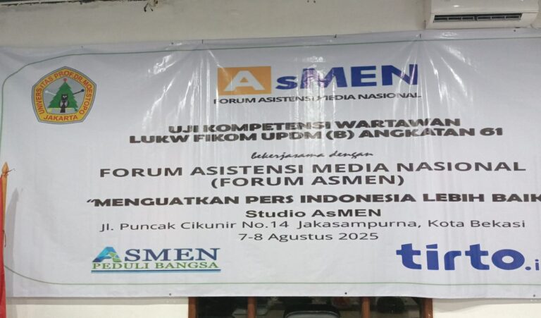 Forum Asistensi Media Nasional (AsMEN) Gelar UKW Bersama Universitas Prof Dr Moestopo (Beragama)