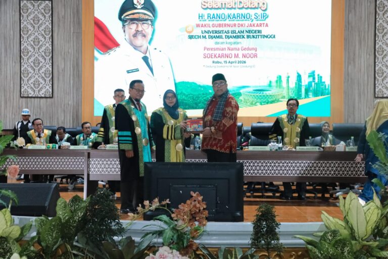 Resmikan Gedung Soekarno M. Noor di UIN Bukittinggi, Wagub Rano Karno Ajak Generasi Muda Gigih Menggapai Masa Depan