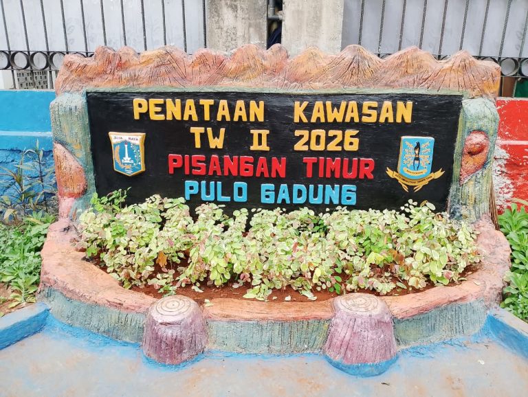 Lahan Kumuh di Pisangan Timur Disulap Jadi Taman Kawasan Unggulan